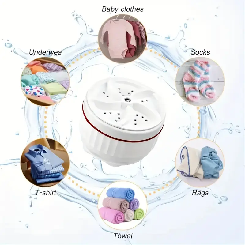 2 in 1 Mini Washing Machine
